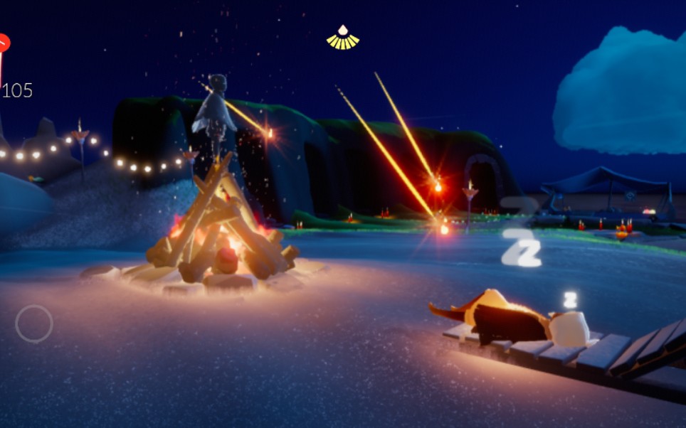 光遇:篝火,睡觉挂机绝佳场所_sky光遇