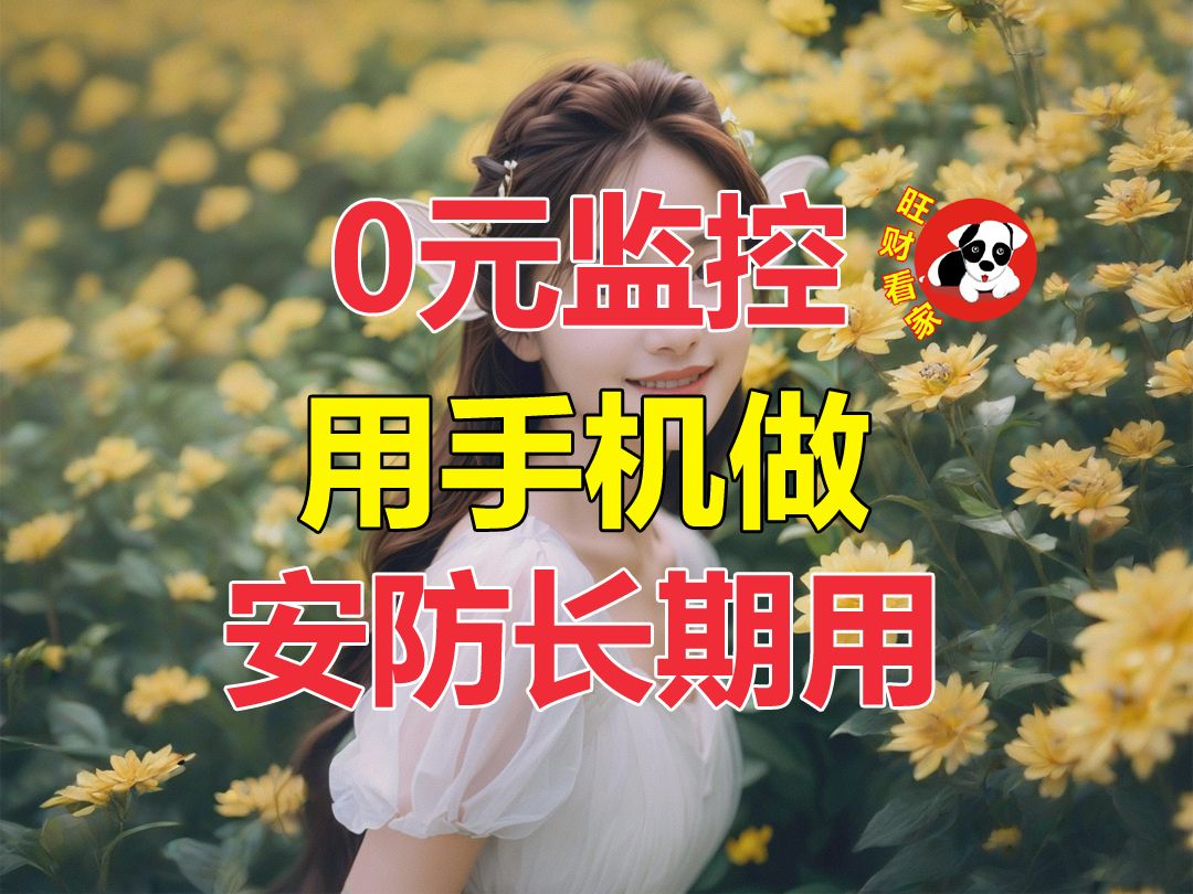 手机远程看家护院只要一个APP!0元长期用!哔哩哔哩bilibili