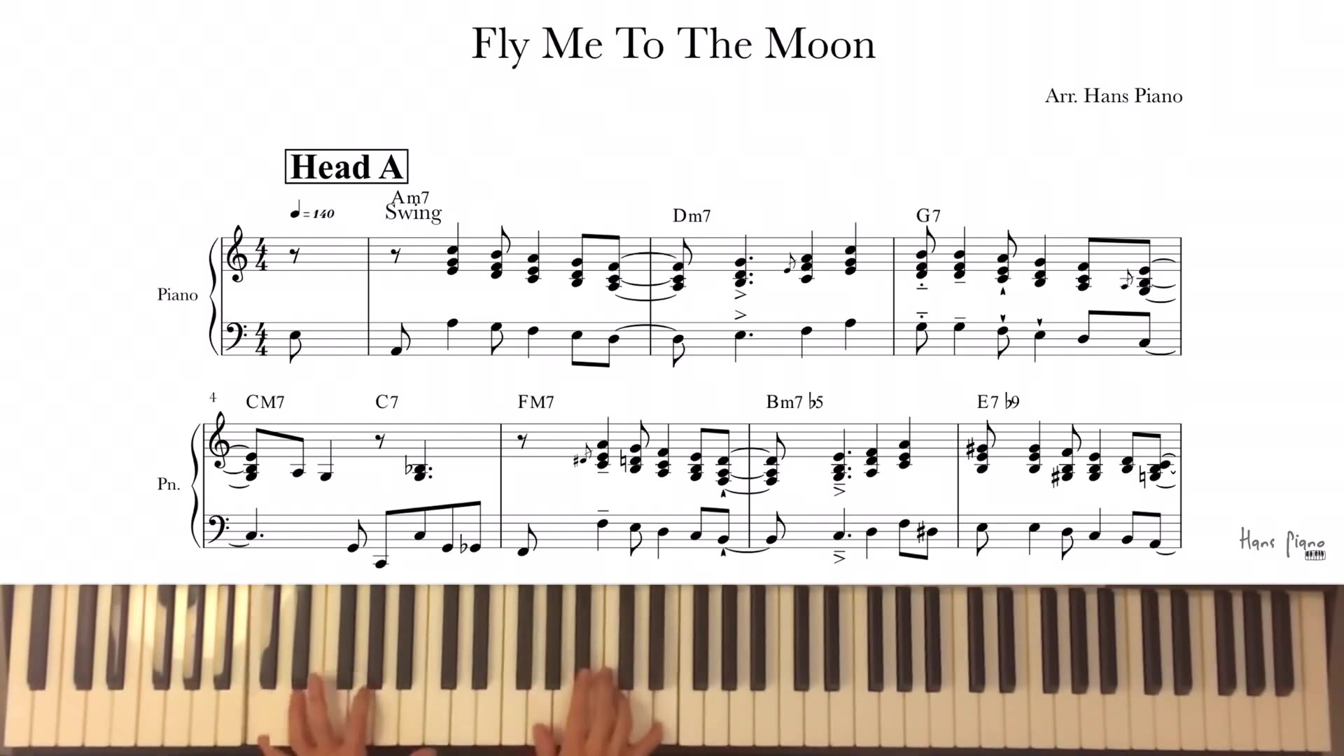 [图]Fly Me To The Moon - Jazz Piano Solo