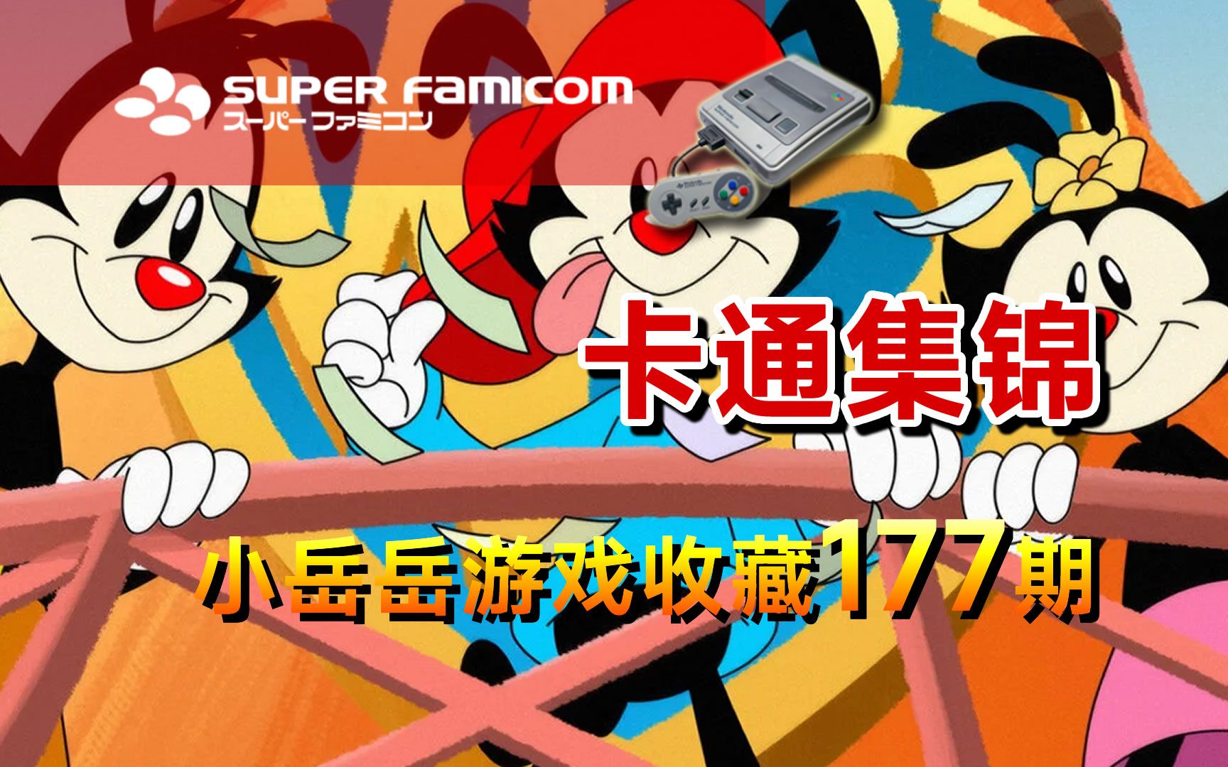sfc 卡通集锦 狂欢三宝 animaniacs 游戏收藏 怀旧游戏 经典游戏 老