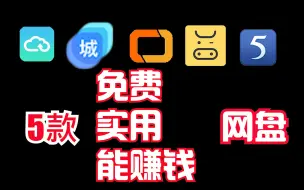 Download Video: 免费！实用！能赚钱！推荐5款小众网盘！