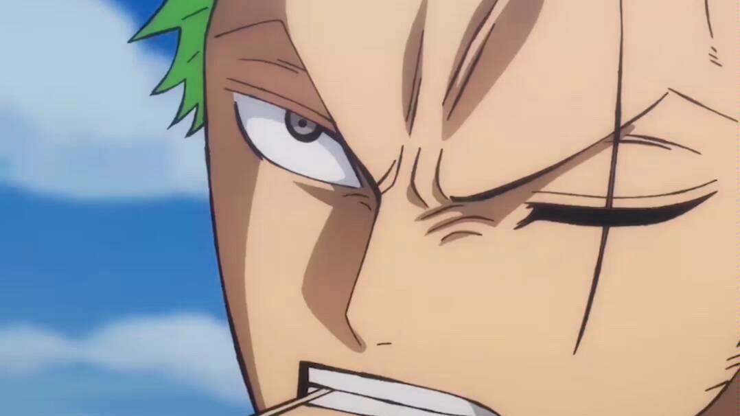 索隆吐个牙签也这么帅也是没谁了.