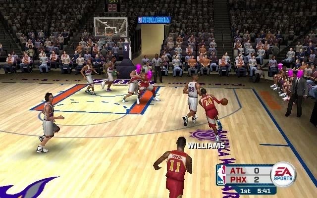 NBA Live 2006 超巨难度 20102011赛季季后赛 老鹰124 VS 太阳129(2)哔哩哔哩bilibili