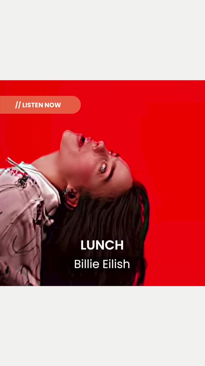 才华横溢的女孩 @ billie eilish的 ""来自专辑    刚发布