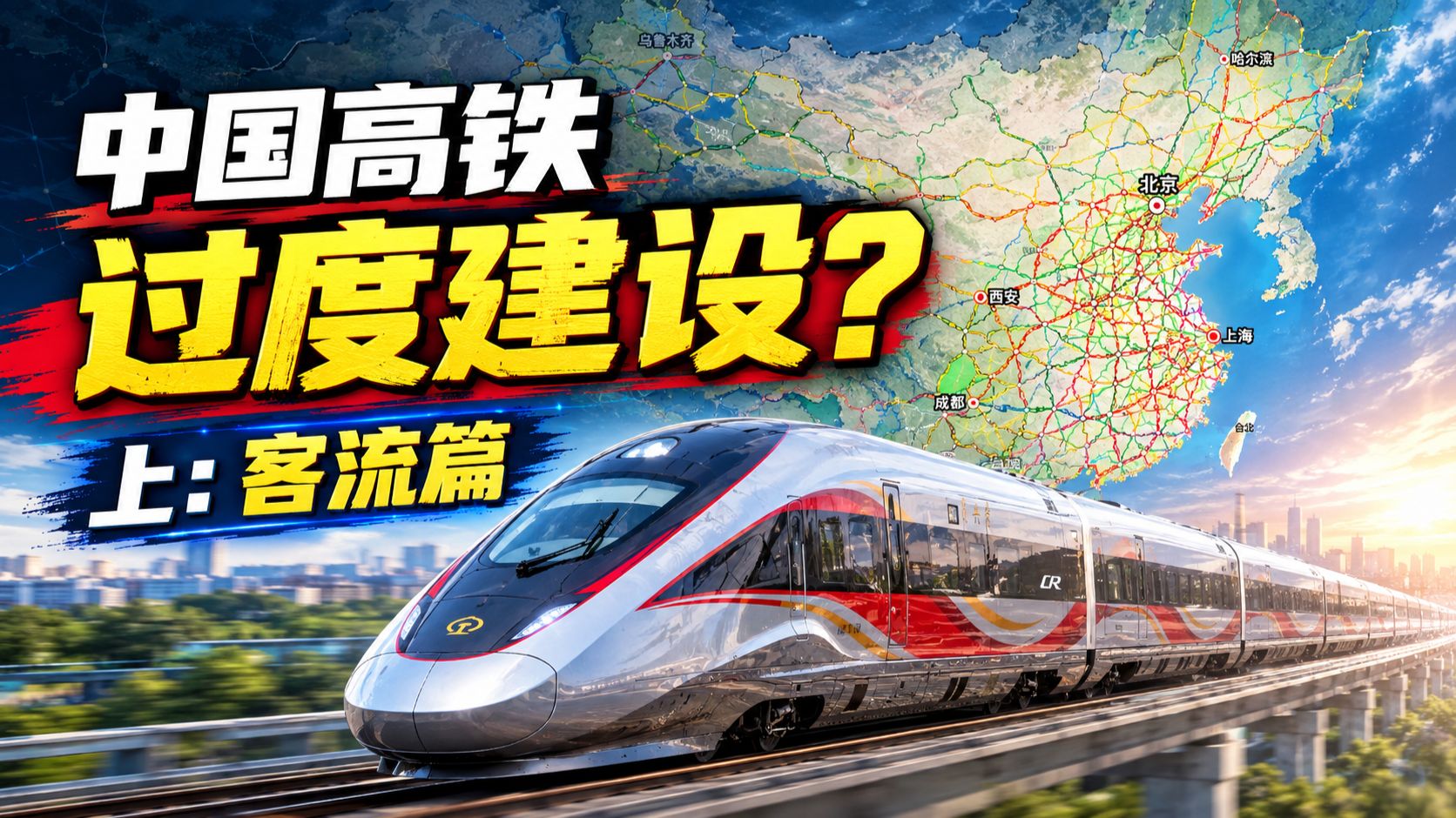 【国庆特别篇】中国高铁真的过剩？我算了5万公里客流