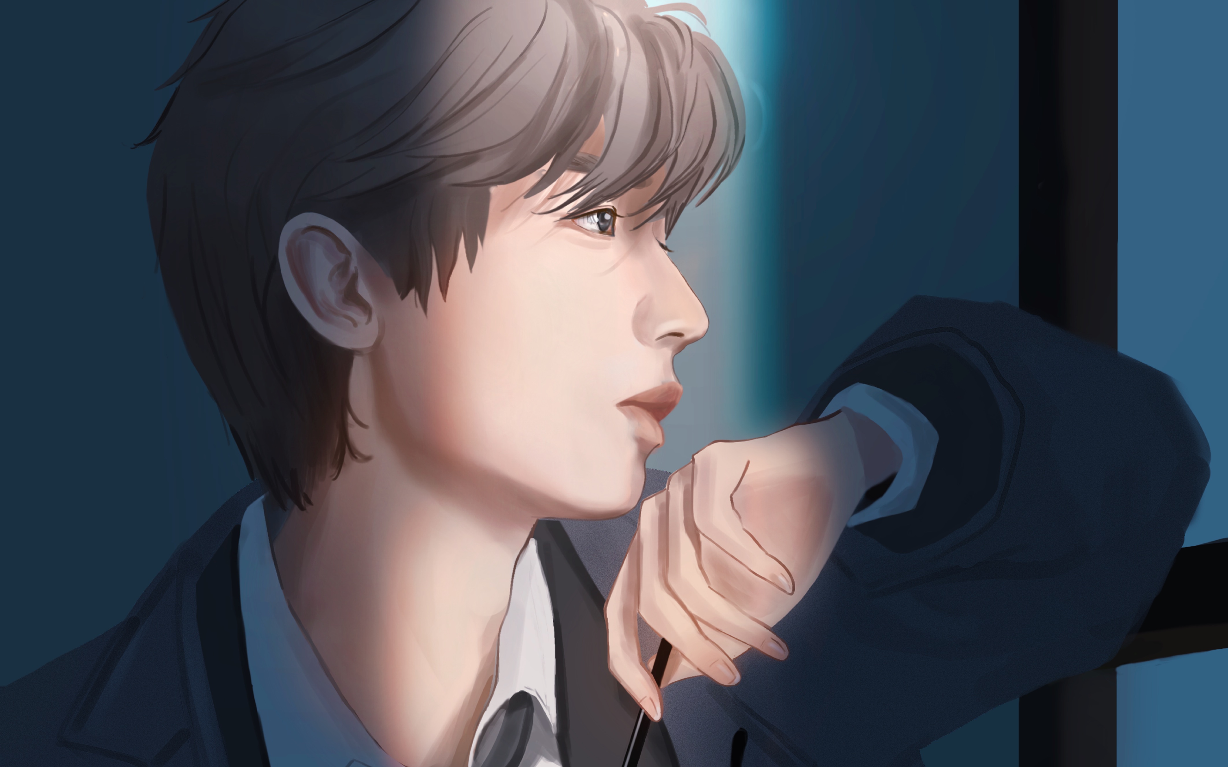 procreate绘画-成毅(落幕之后)