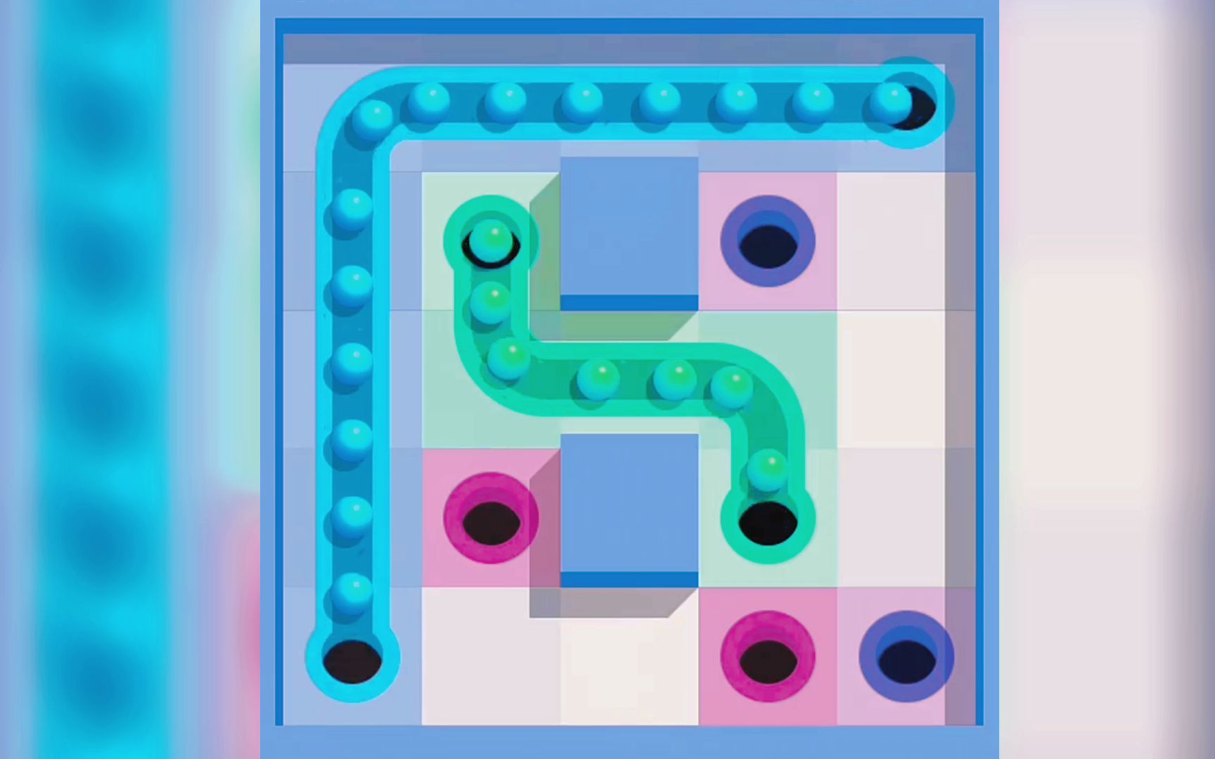 益智小游戏,给小球连线