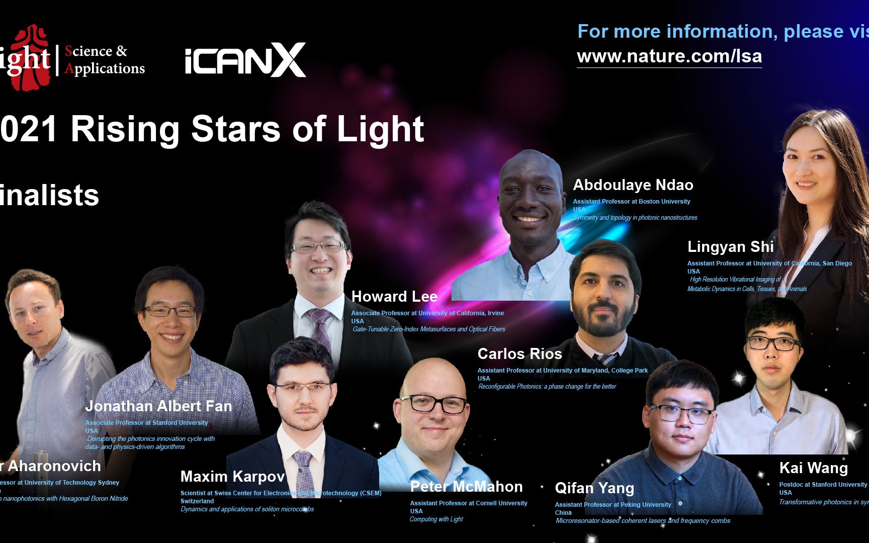 iCANX Talks 2021Rising Stars of Light哔哩哔哩bilibili