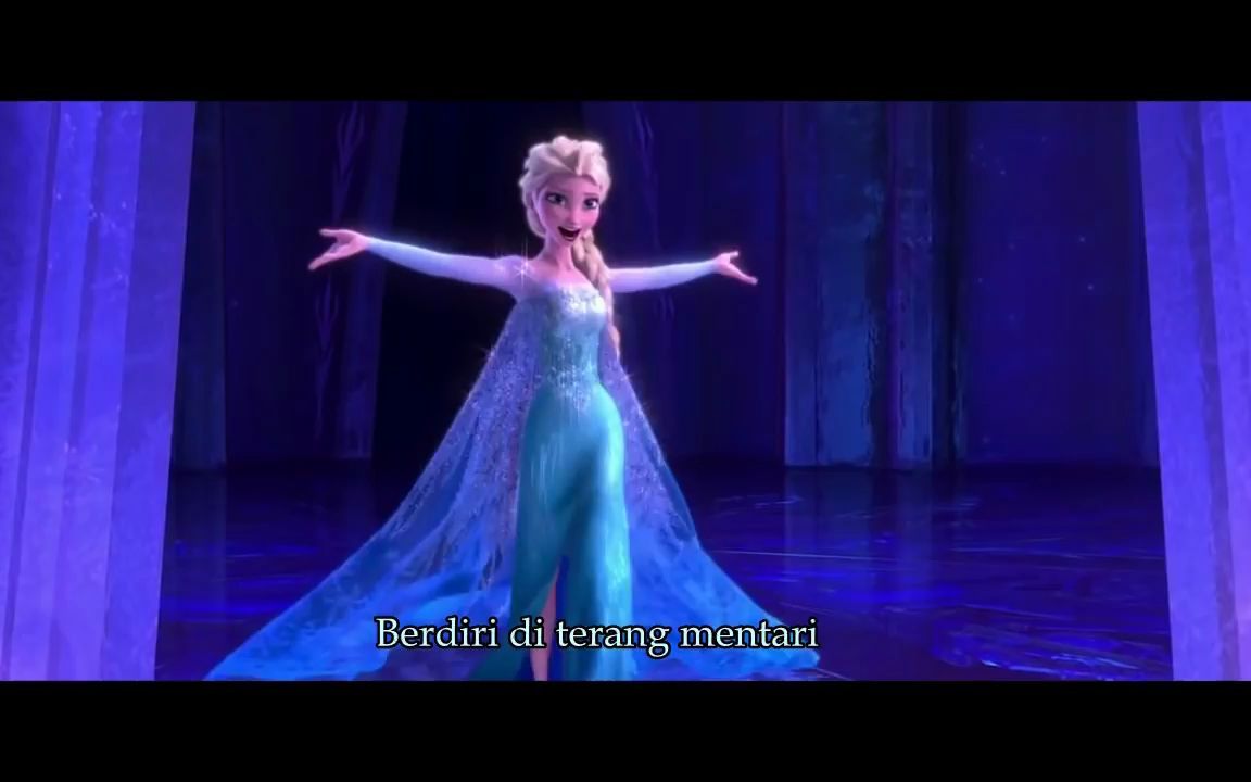 [图]冰雪奇缘 Let it Go (印尼语/Indonesian/Bahasa Indonesia)[原文字幕]