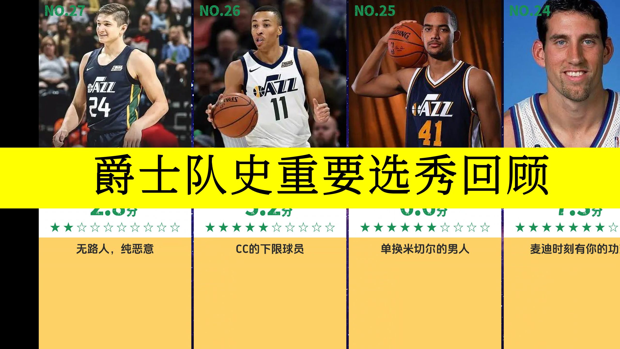 历年选秀 名单全解 从历史经相关图片2