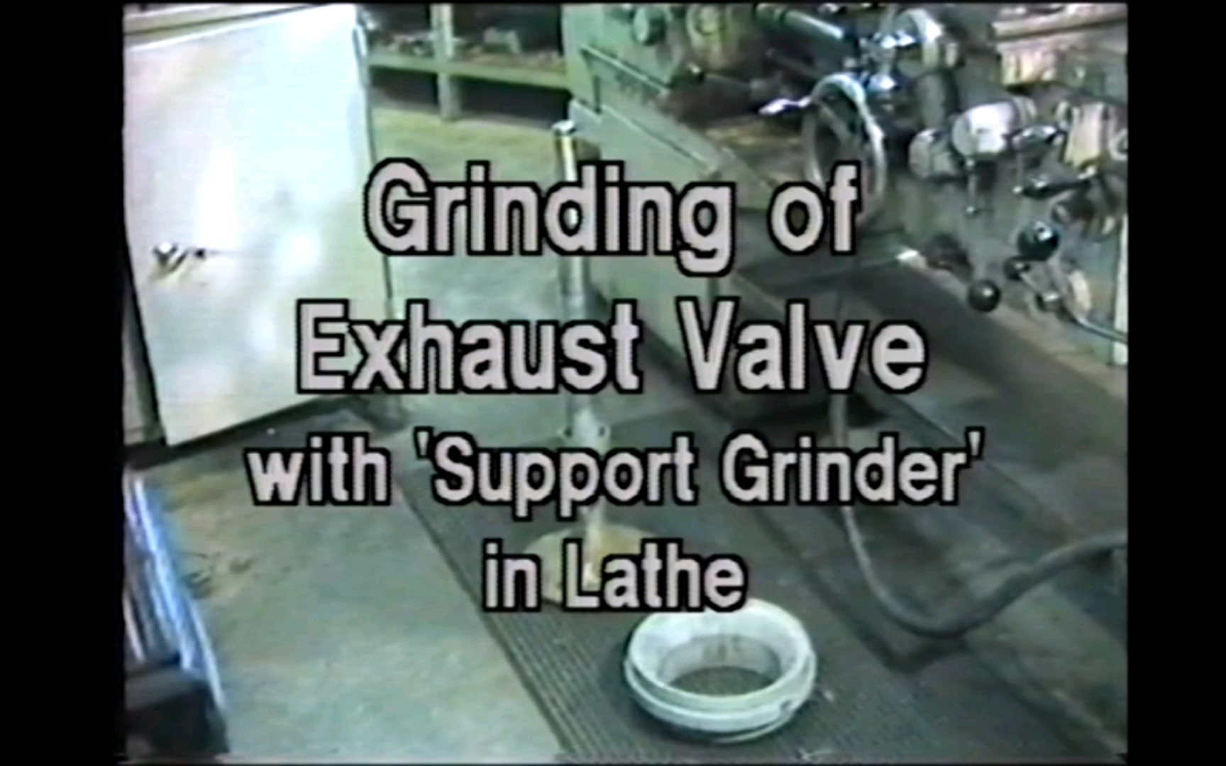 [MAN经典教学视频]船舶柴油机排气阀研磨第二部分 Grinding of Exhaust Valve 2哔哩哔哩bilibili