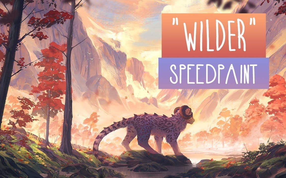 【Furry/速绘】Wilder | SPEEDPAINT | Photoshop CC哔哩哔哩bilibili