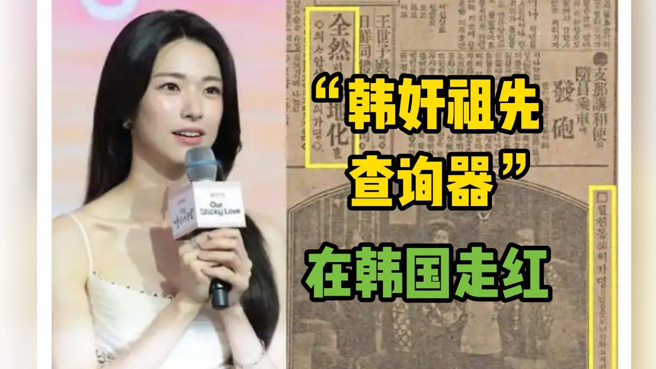 韩女星炫耀家世翻车后 一款韩奸祖先查询器在韩国走红
