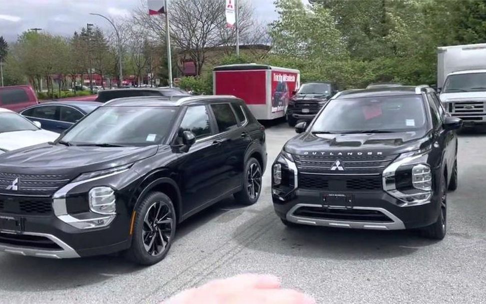 2023款三菱欧蓝德gt静态体验,太漂亮了!_哔哩哔哩_bilibili