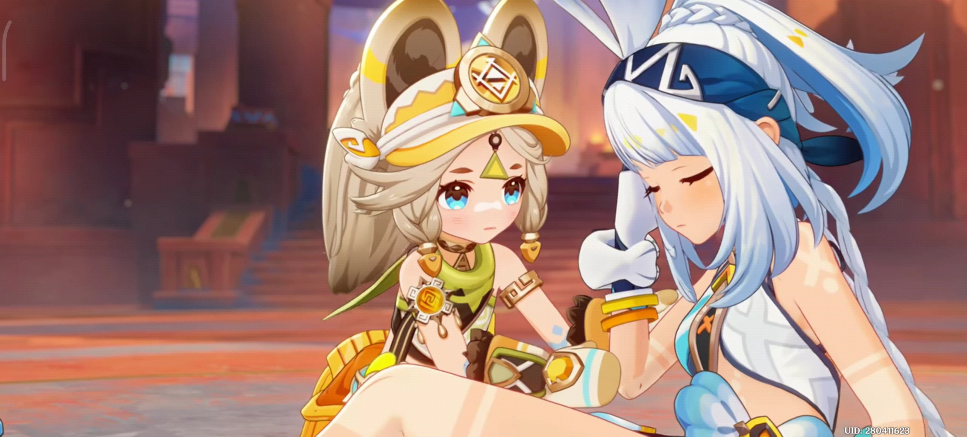 当卡齐娜比赛现场配上崩坏的《moon halo》