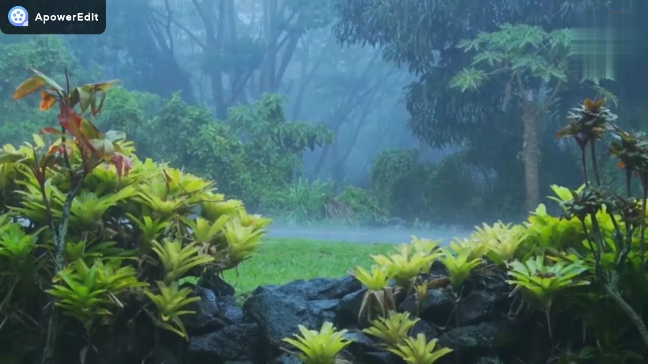 [图]10分钟 听雨 视觉观赏 无音乐 倾听大自然 雷雨声 春分之季 放松头脑 静化心灵