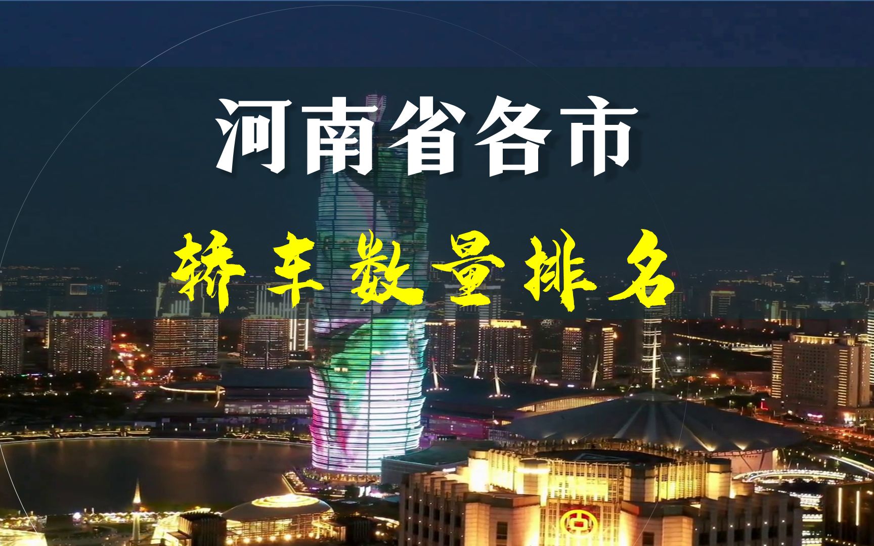 河南省18地市,轿车数量逐个看,郑州、洛阳亮眼哔哩哔哩bilibili