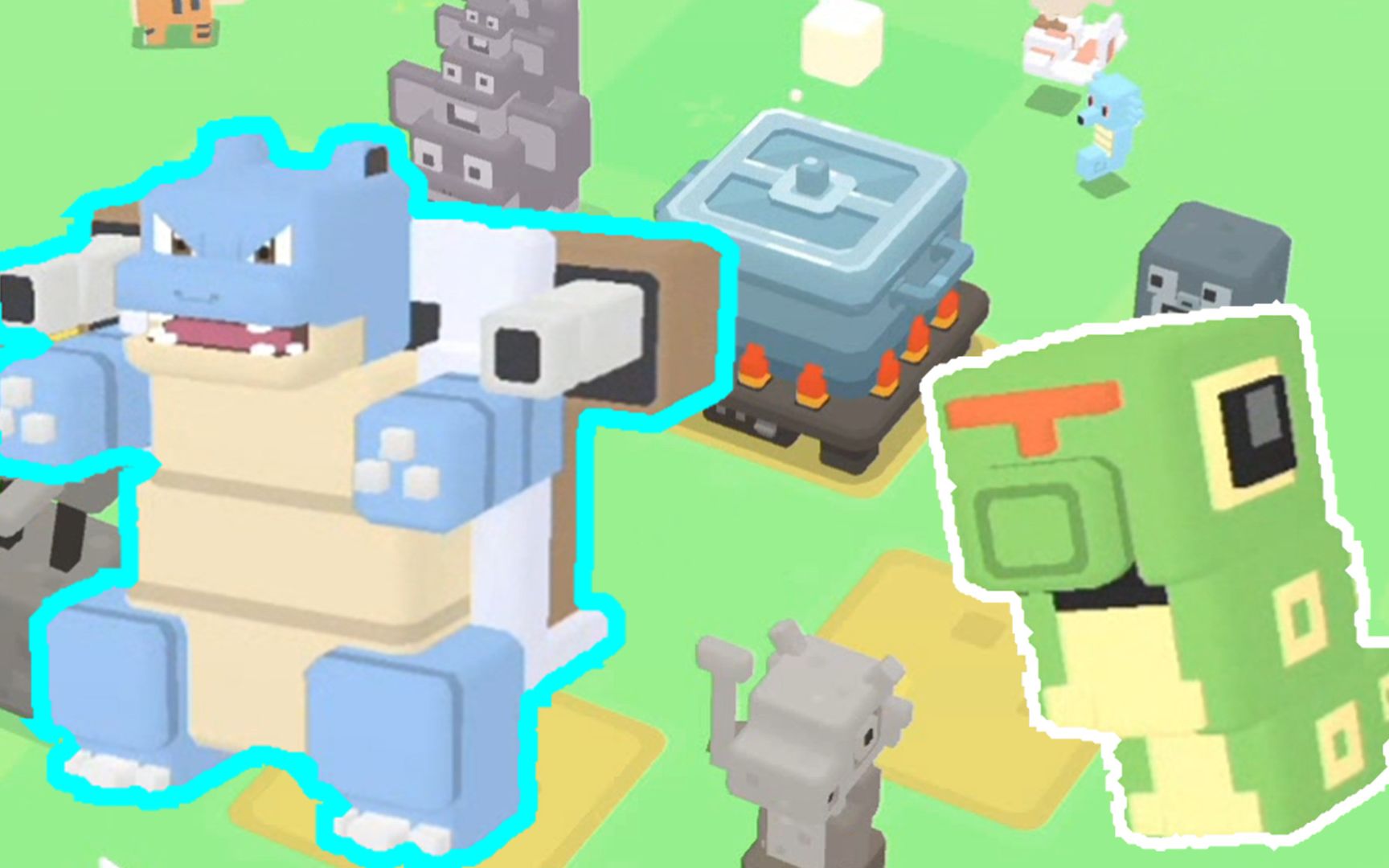 【z小驴】宝可梦探险寻宝~第10期水箭龟与疯狂的绿毛虫!