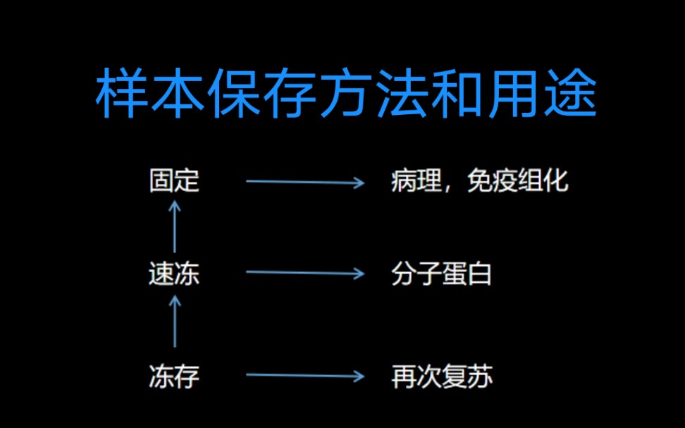 样本保存方法(固定/速冻/冻存)哔哩哔哩bilibili