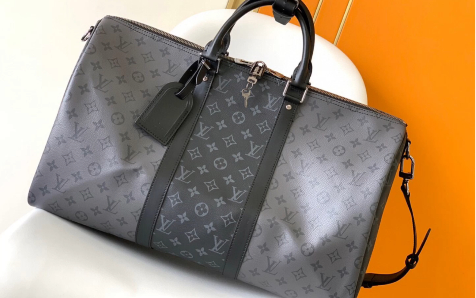盘点一下高lv路易威登m45392keepall bandouli06re 50 旅行袋 此款