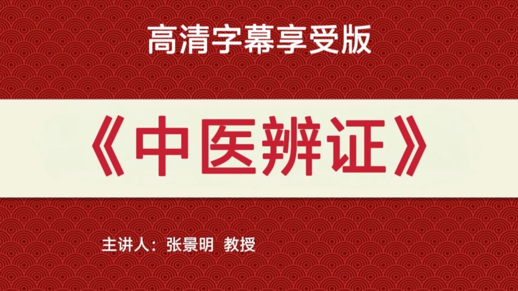 张景明《中医辨证》高清字幕享受版【120集】（完结）