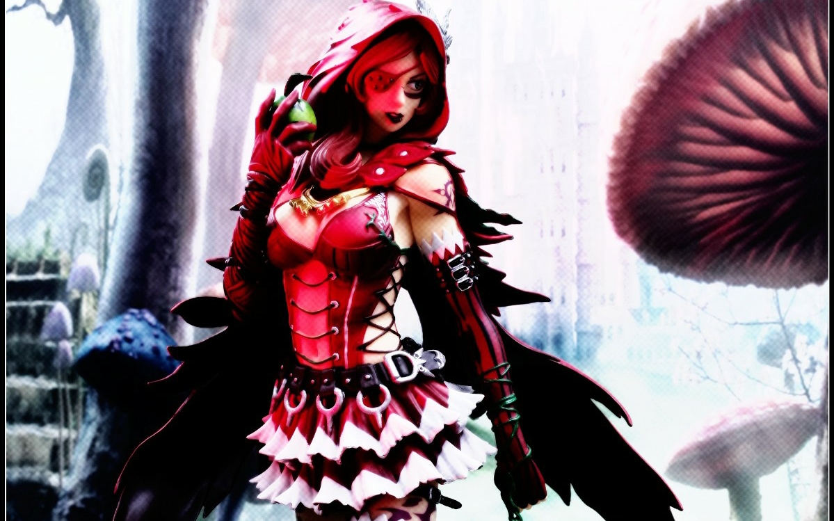 psv游戏灵魂献祭小红帽梅西手办图片分享