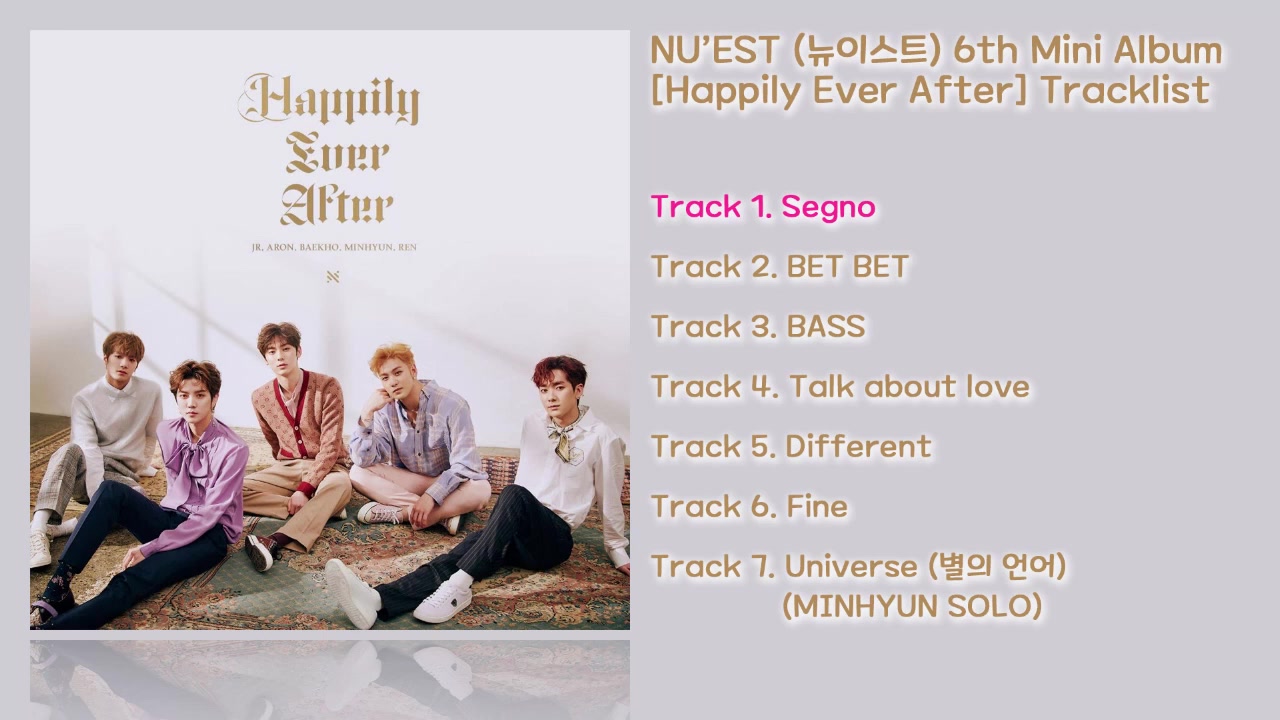 [图]【NU'EST】[Full Album] NU'EST 6th Mini Album [Happily Ever After]全专音频