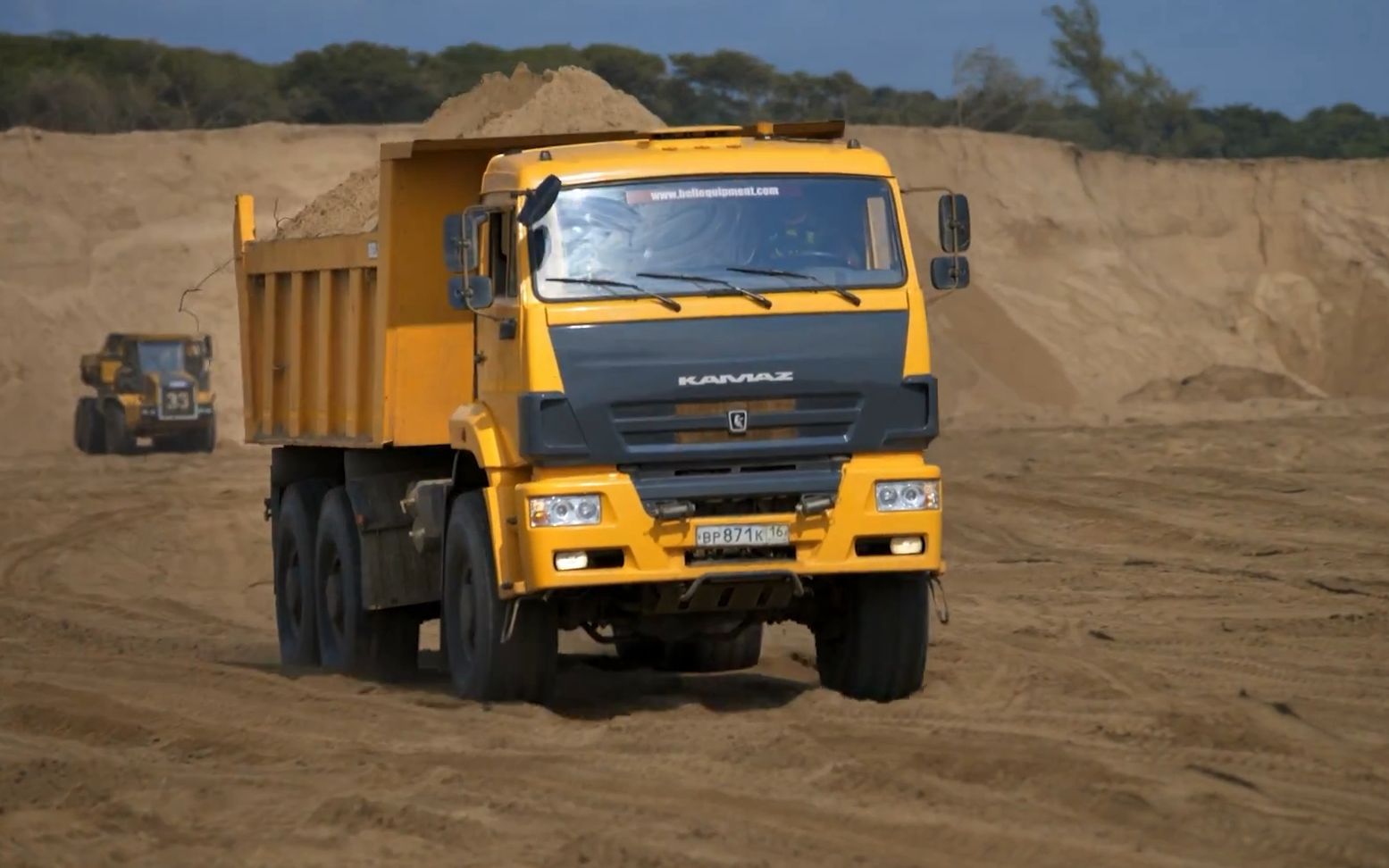 重型翻斗车 卡玛斯汽车