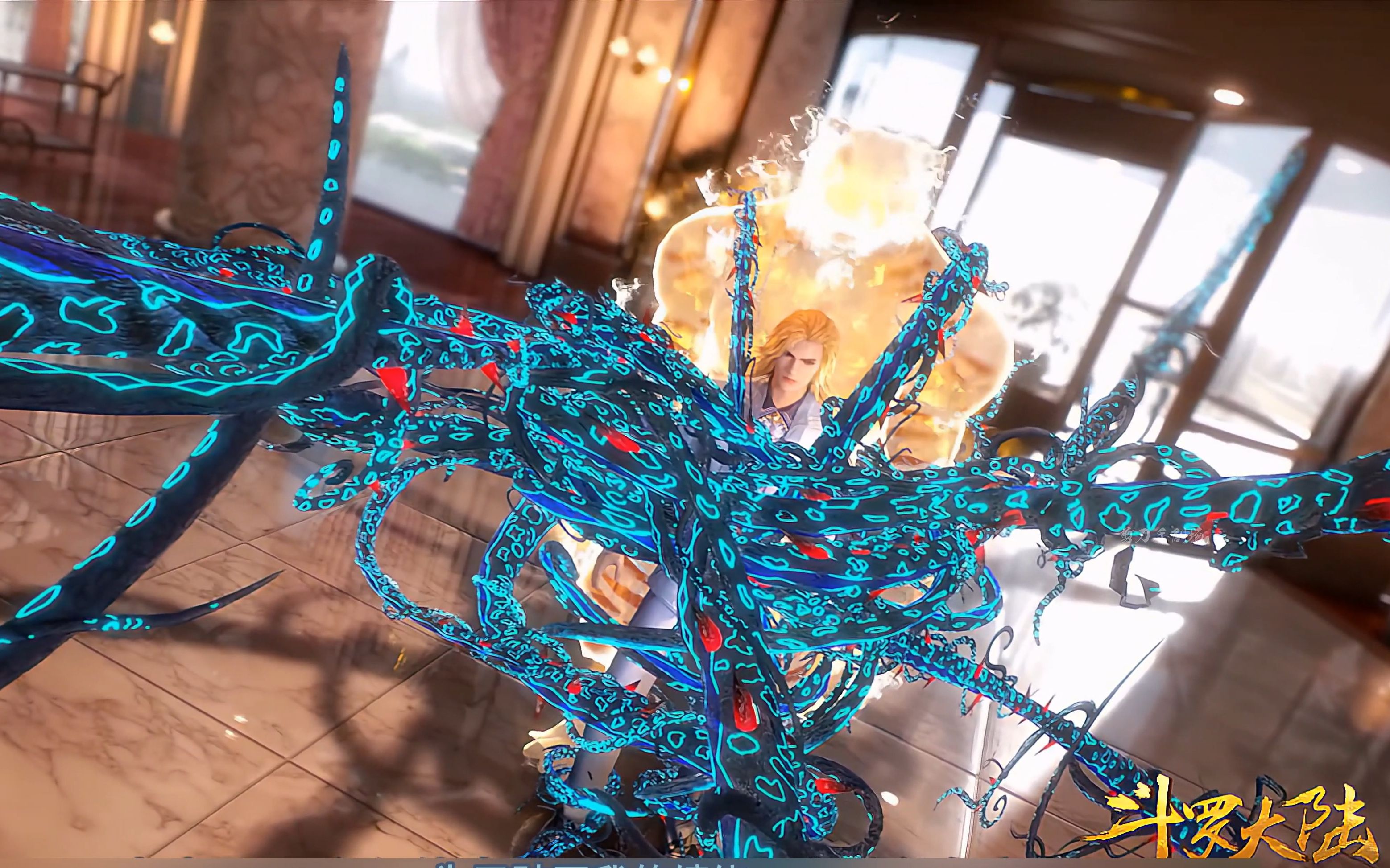 斗罗第21集|戴沐白使用千年魂环的魂技勉强击败唐三