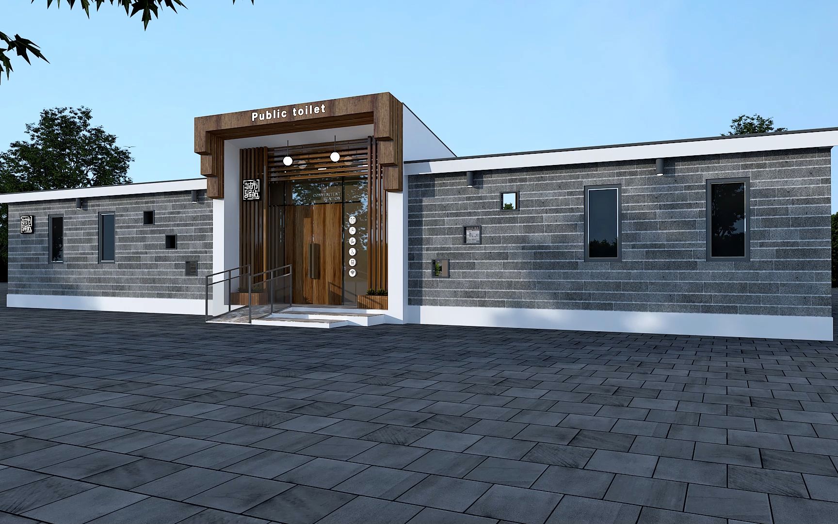 装配式建筑#模块设计#智慧厕所#景区驿站#智慧驿站#景区厕所#装攀式