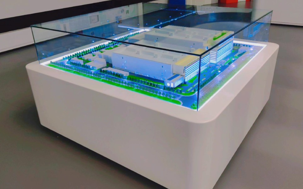合肥晶合集成有限公司厂区沙盘模型