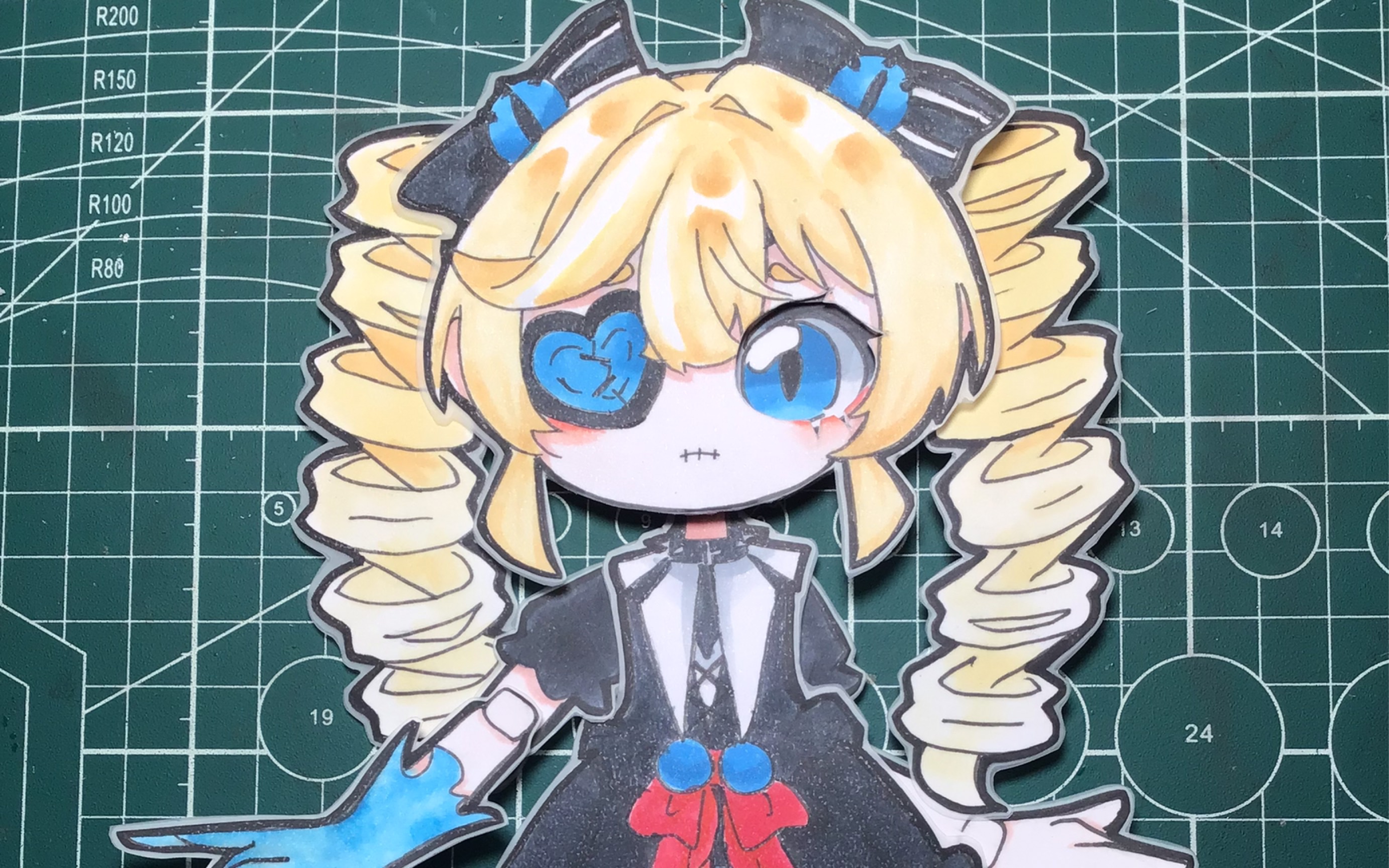 哑女可动纸片人教程