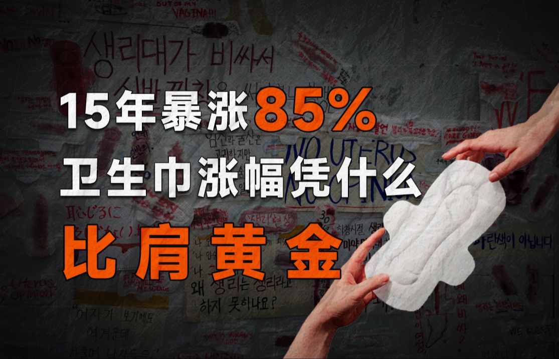 千亿规模、毛利爆表,卫生巾行业为何从来不打“价格战”?哔哩哔哩bilibili