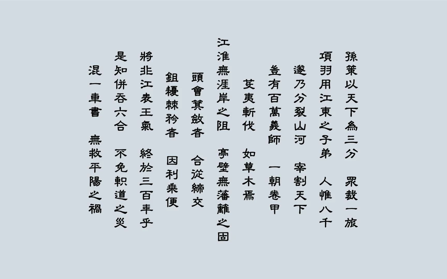 【早期中古音朗讀練習】庾信《哀江南賦》序(3/3)