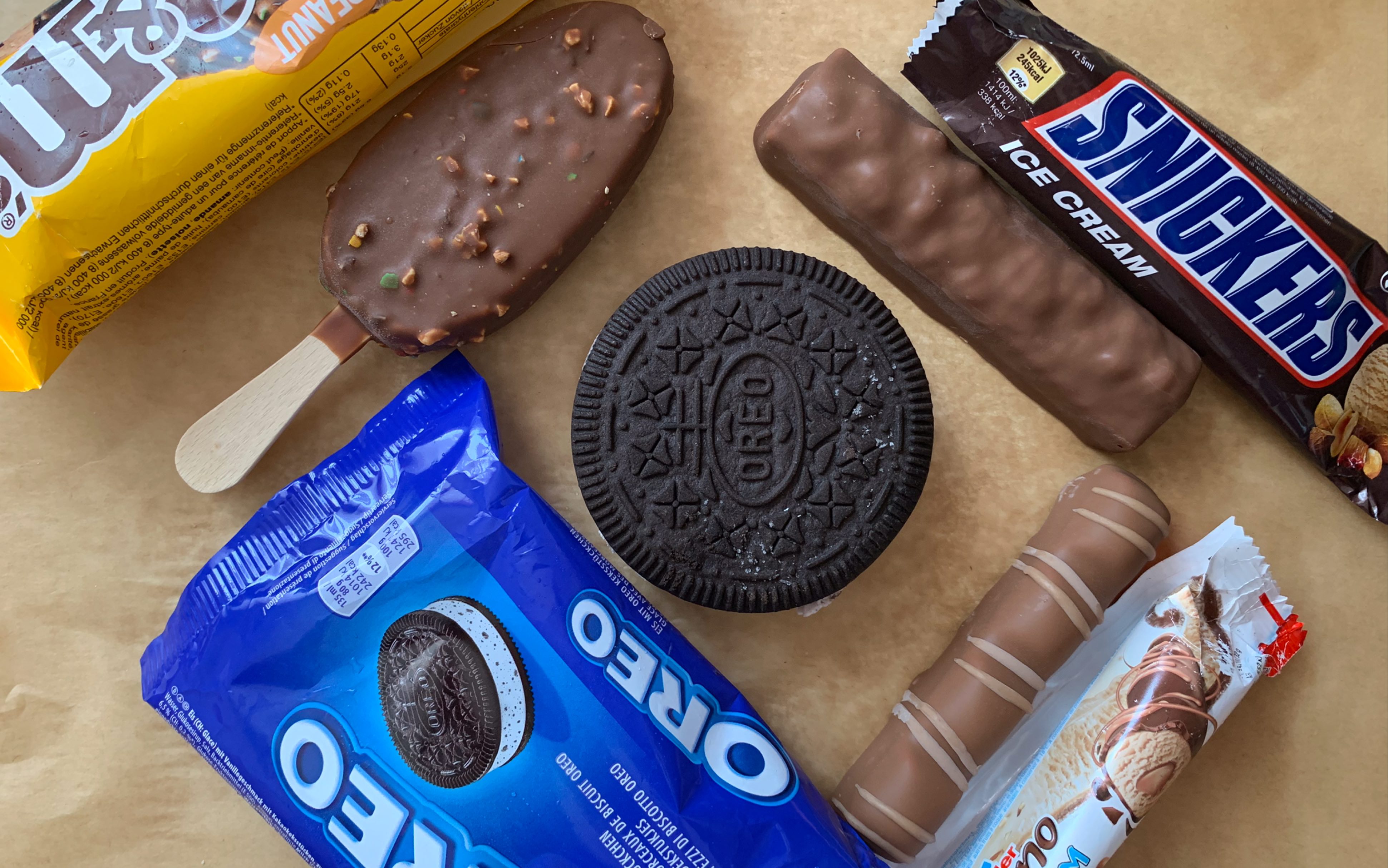 无聊的巧克力啊不是冰激凌测评健达士力架想要的冰激凌都在这里