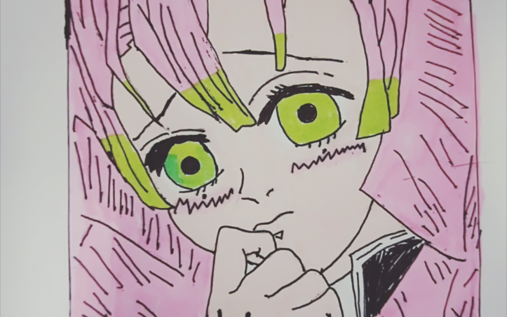 恋柱甘露寺蜜璃手绘