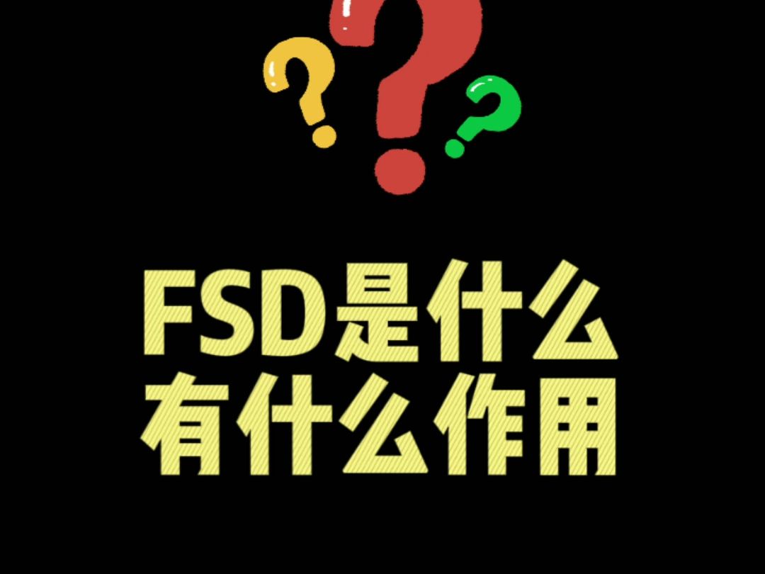 这条视频告诉你比亚迪配备的FSD是什么哔哩哔哩bilibili