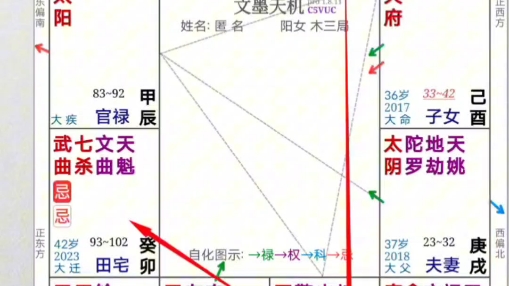 疾厄代表身体 忌入命宫 我欠身体的债 再转武曲忌入田宅 田宅是收藏宫 容易病的久 武曲忌还逢扎实2忌 就容易得武曲忌代表的牙齿 呼吸道 结石 乳房等.哔...