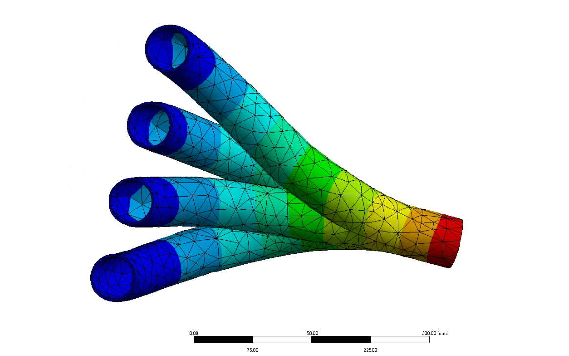 ansys fluent排气歧管流固耦合分析哔哩哔哩bilibili