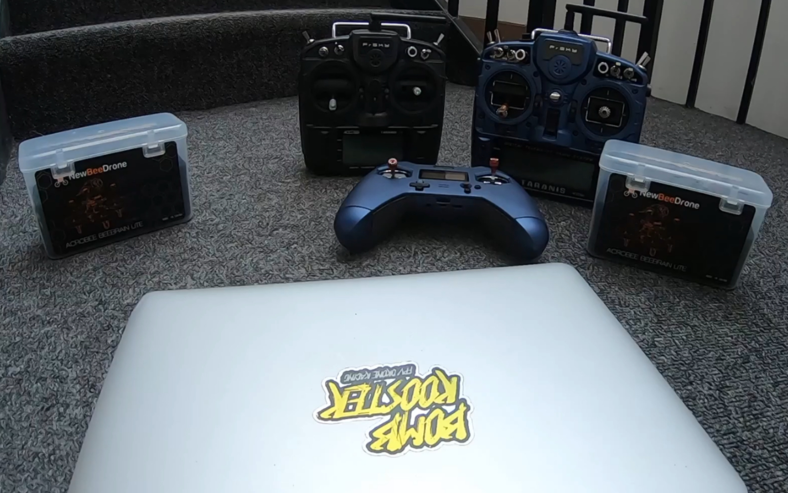 newbeedrone睿思凯frsky2019款新控如何对频nbd空心杯教程