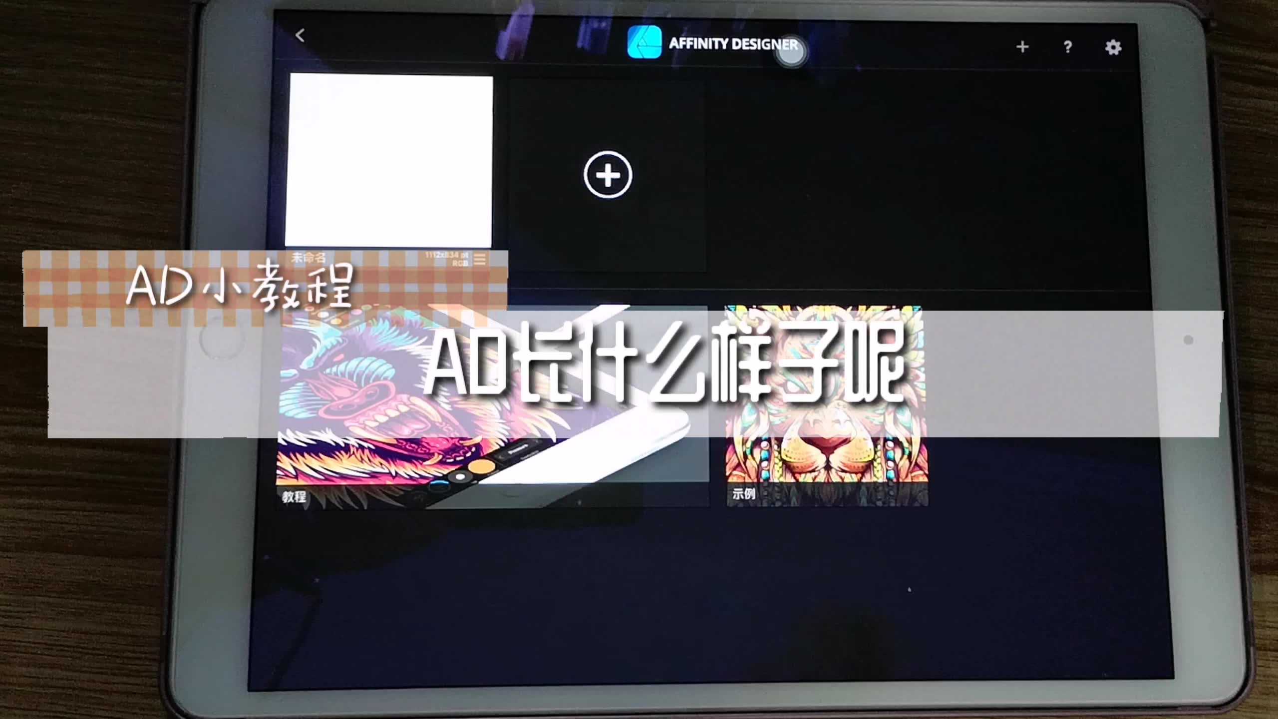 视频一:AD长什么样子呢?哔哩哔哩bilibili