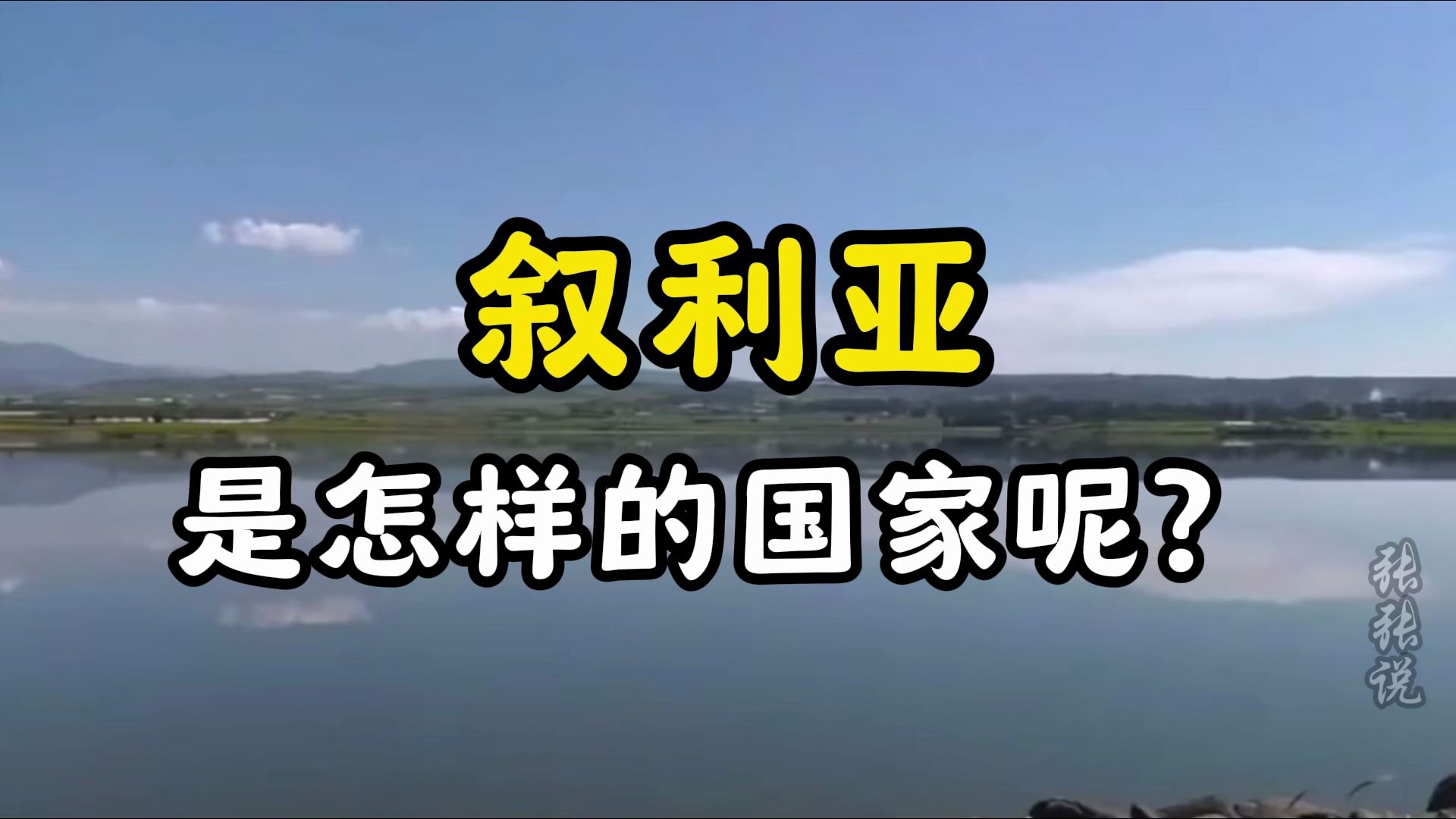 叙利亚是个怎样的国家呢?哔哩哔哩bilibili