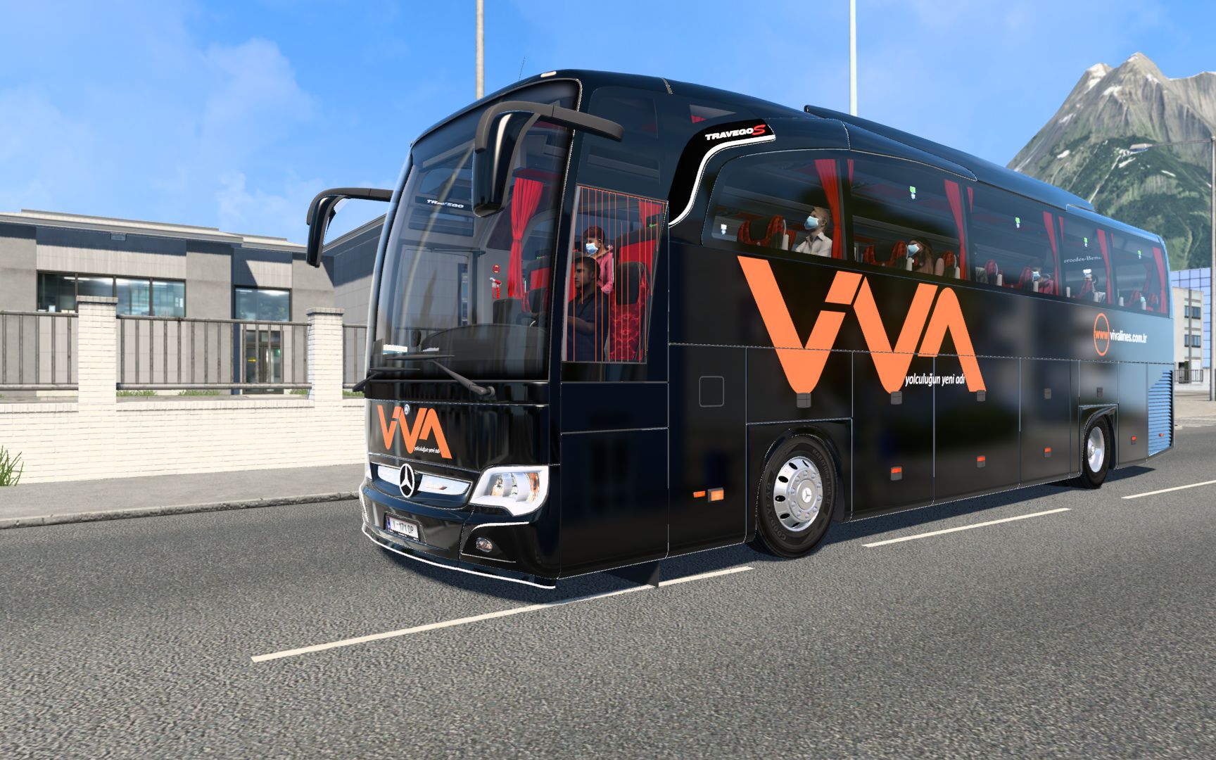 欧卡2mod奔驰travegose15shd144