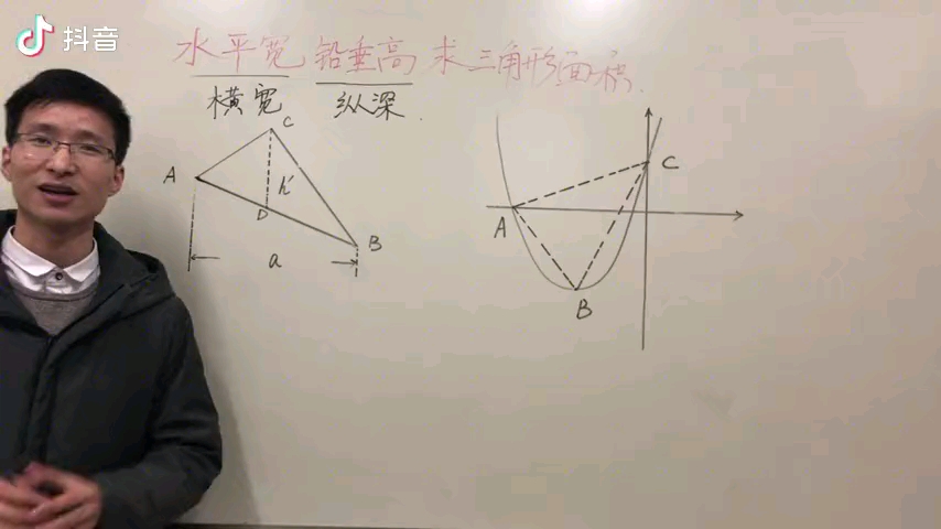 求三角形面积《水平宽*铅垂高》提分必学哔哩哔哩bilibili