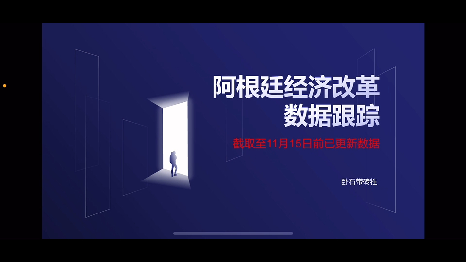 阿根廷米莱经济改革数据跟踪,11月15日更新哔哩哔哩bilibili