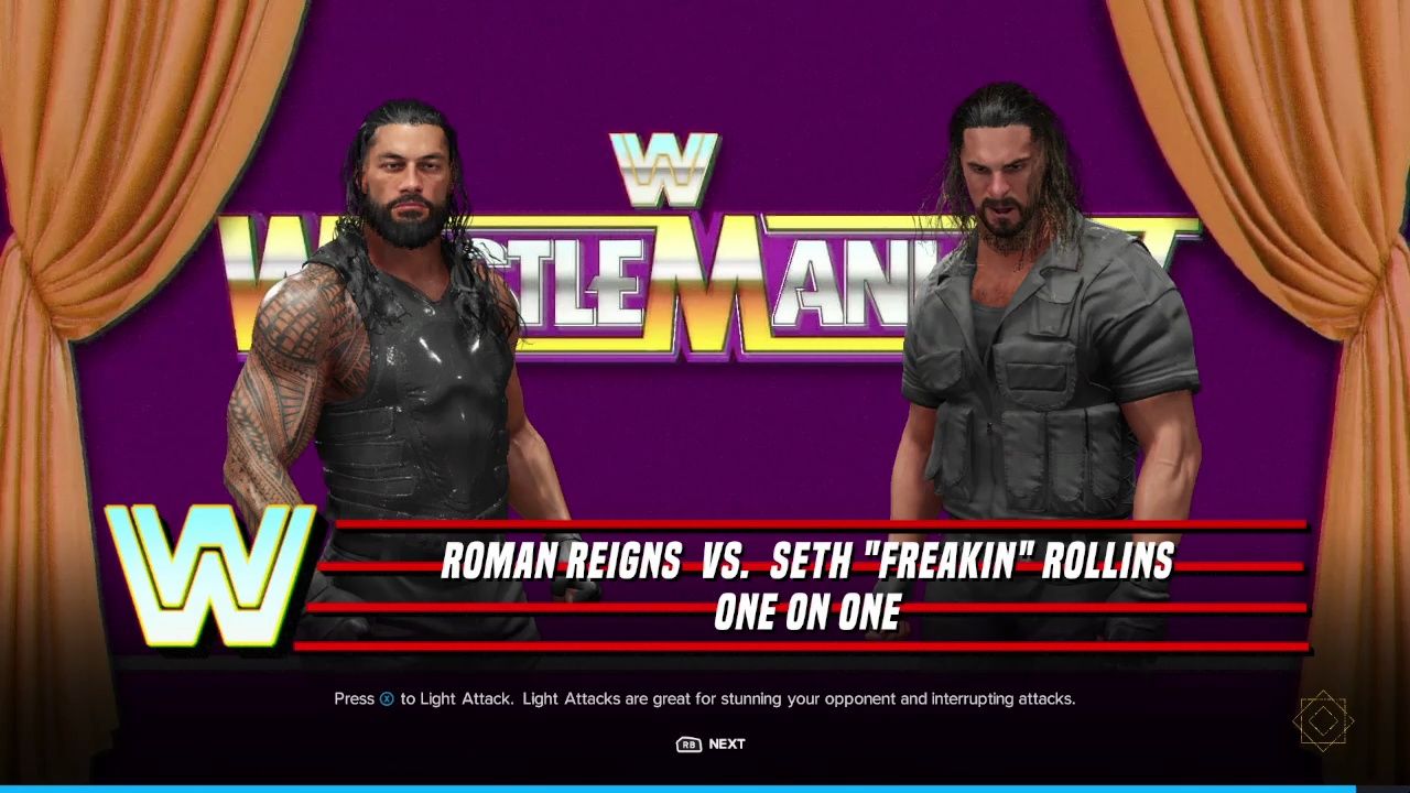 wwe2k24 自制圣盾罗曼&赛斯出场