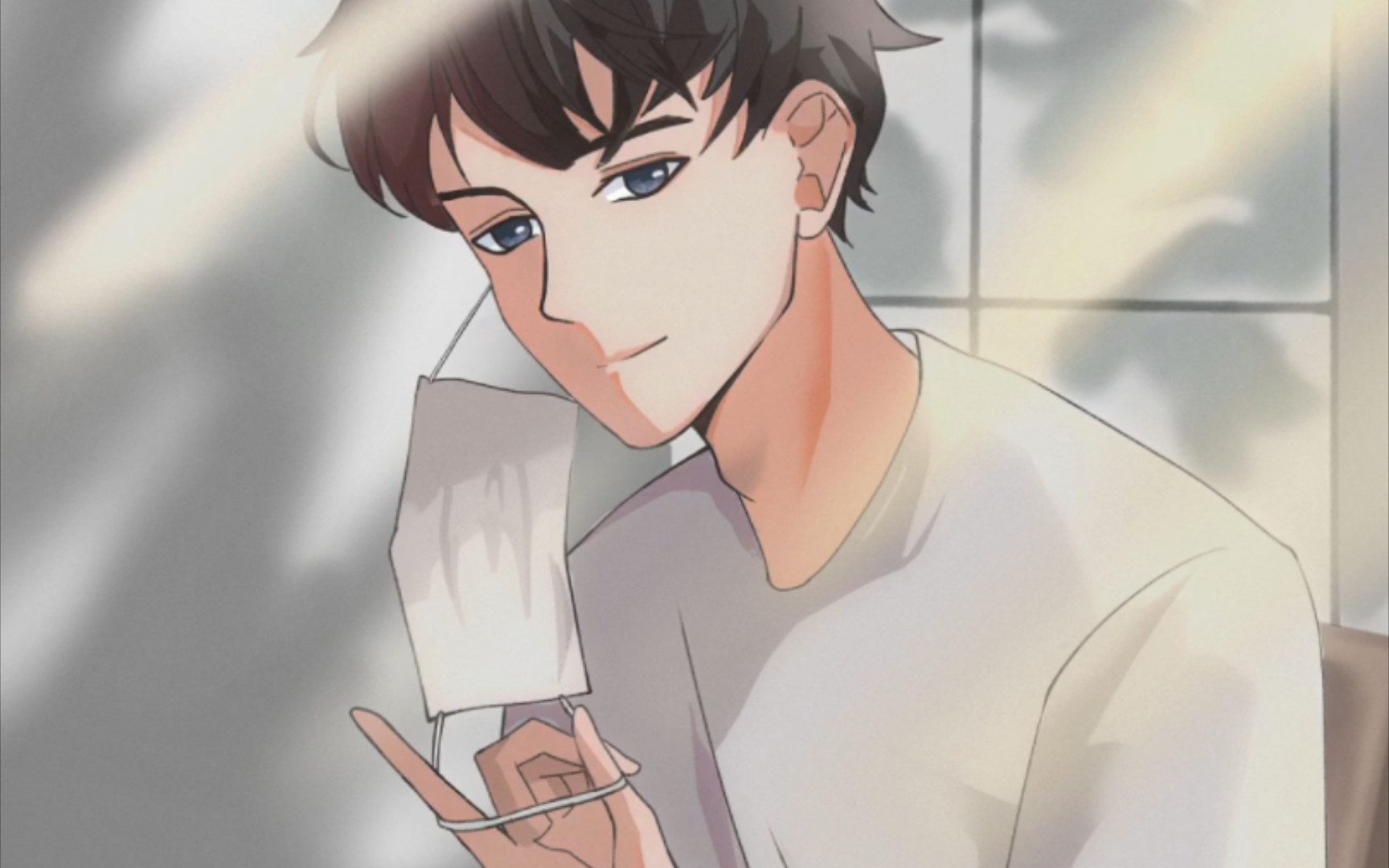 《王鹤棣》阳光下的王鹤棣