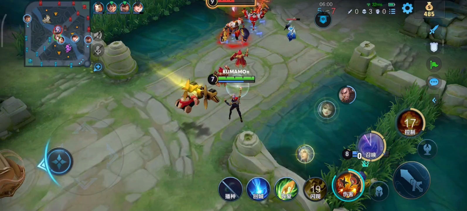 【王者荣耀】躺赢局,但是有一个人真的吵死了一直叭叭叭