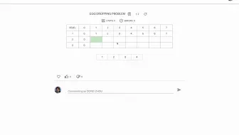 双蛋问题/鸡蛋掉落 动态规划 Egg Dropping - Dynamic Programming