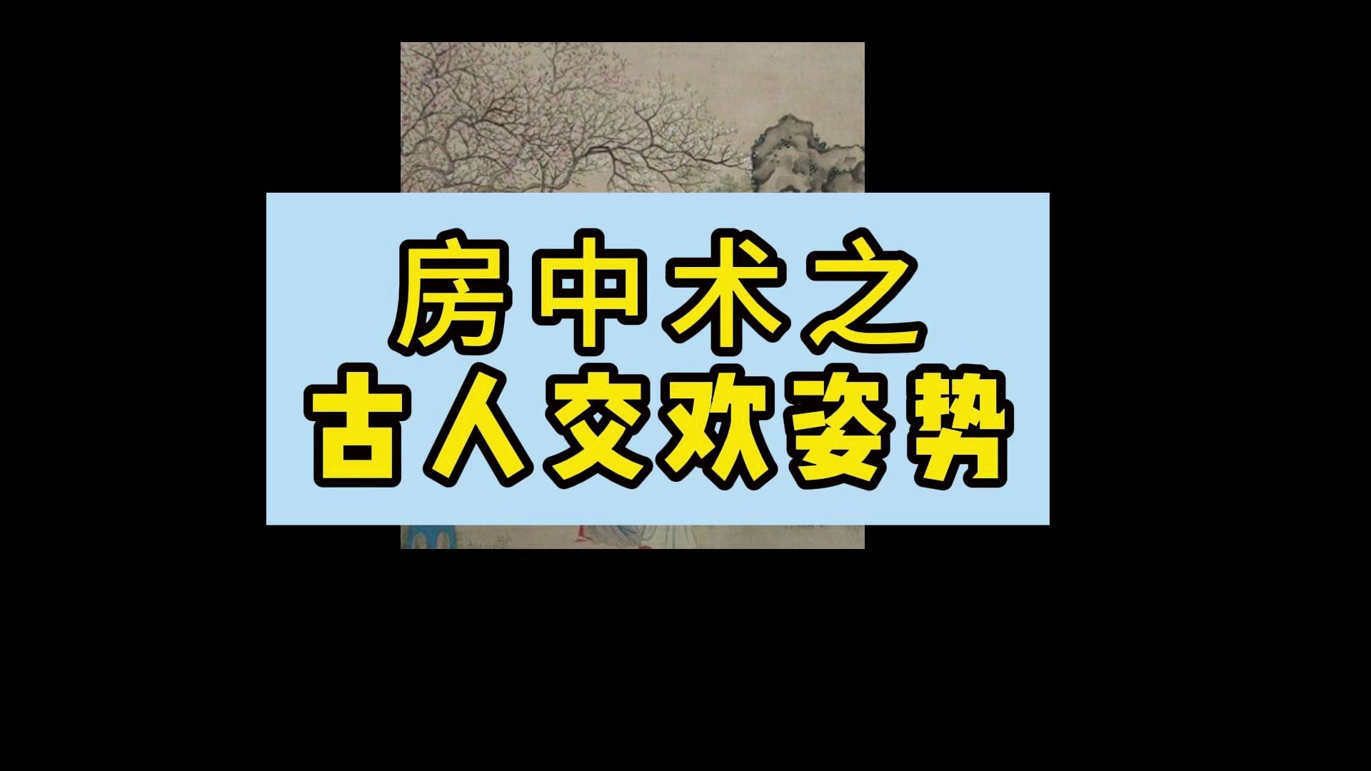 盘点古代人常用的交欢姿势,高达30种+哔哩哔哩bilibili